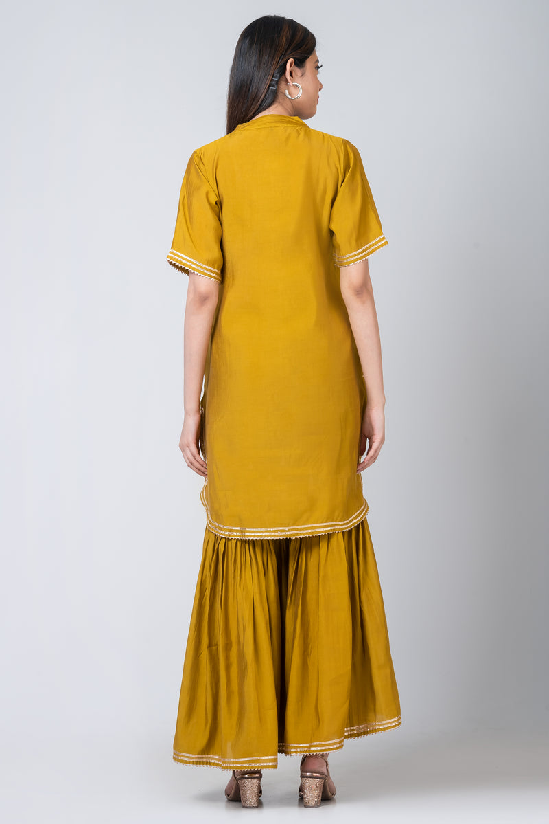 Golden Horizon (Mustard Yellow Sharara)