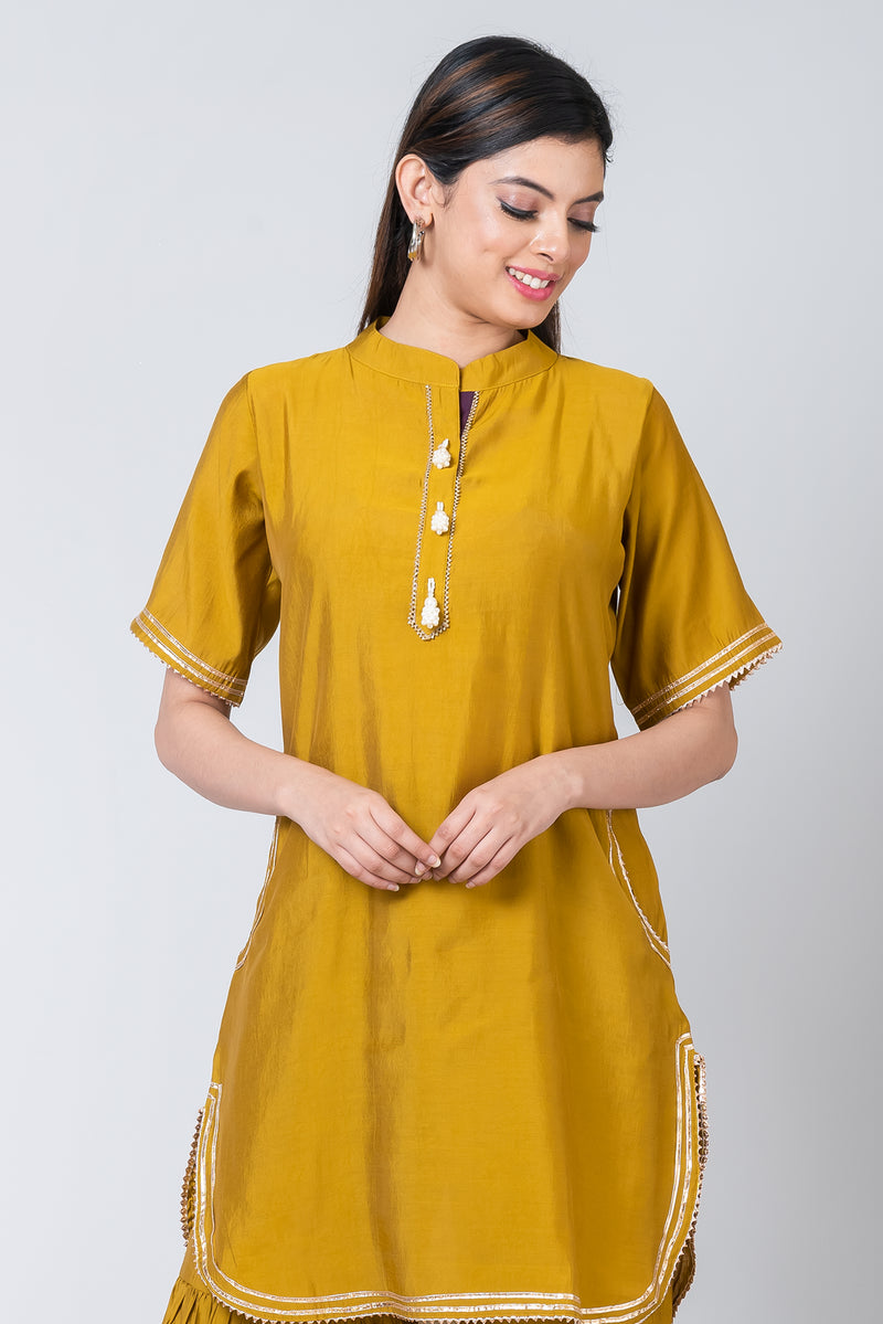 Golden Horizon (Mustard Yellow Sharara)