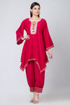 Dilkashi (Pink Long Kurti Set)