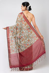 Product Name:  Ananya (Grey Tussar Kalamkari Saree)