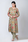 Product Name: Hamvaar (Muslin Silk Long Kurta Set)