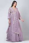 Munfarid (Organza Anarkali Suit with Net Dupatta)