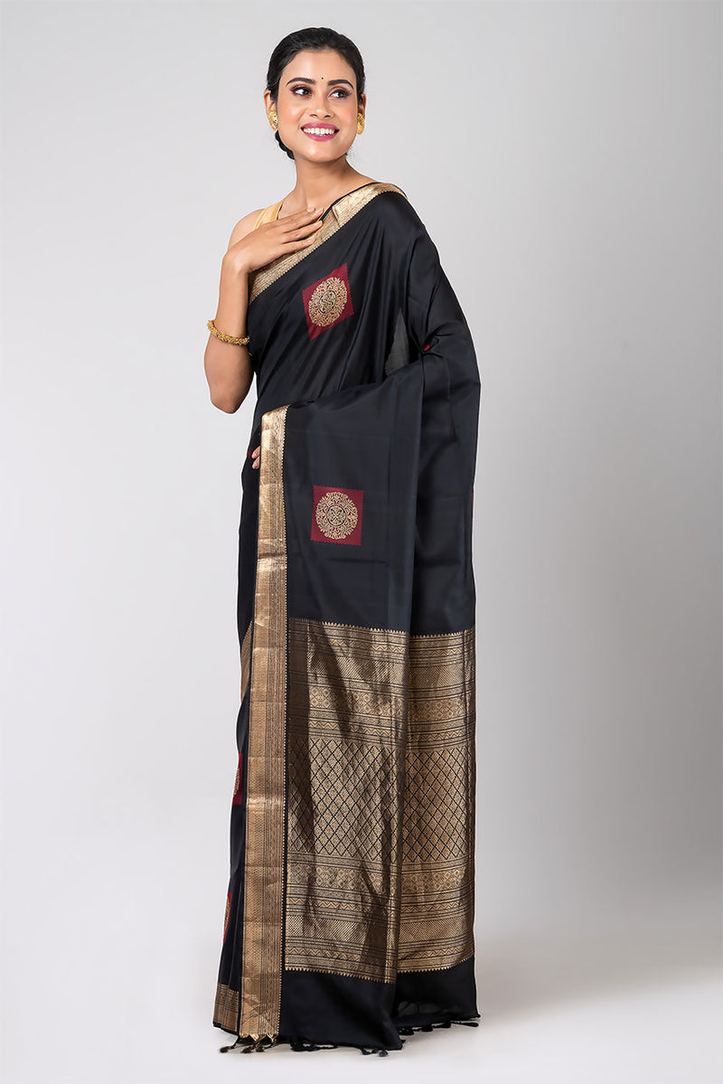 Yamini (Black Album Silk Saree)