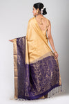 Anika (Beige Album Silk with Jamdani Pallu)