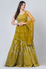 Citrine  (Georgette Lehenga with blouse and dupatta)