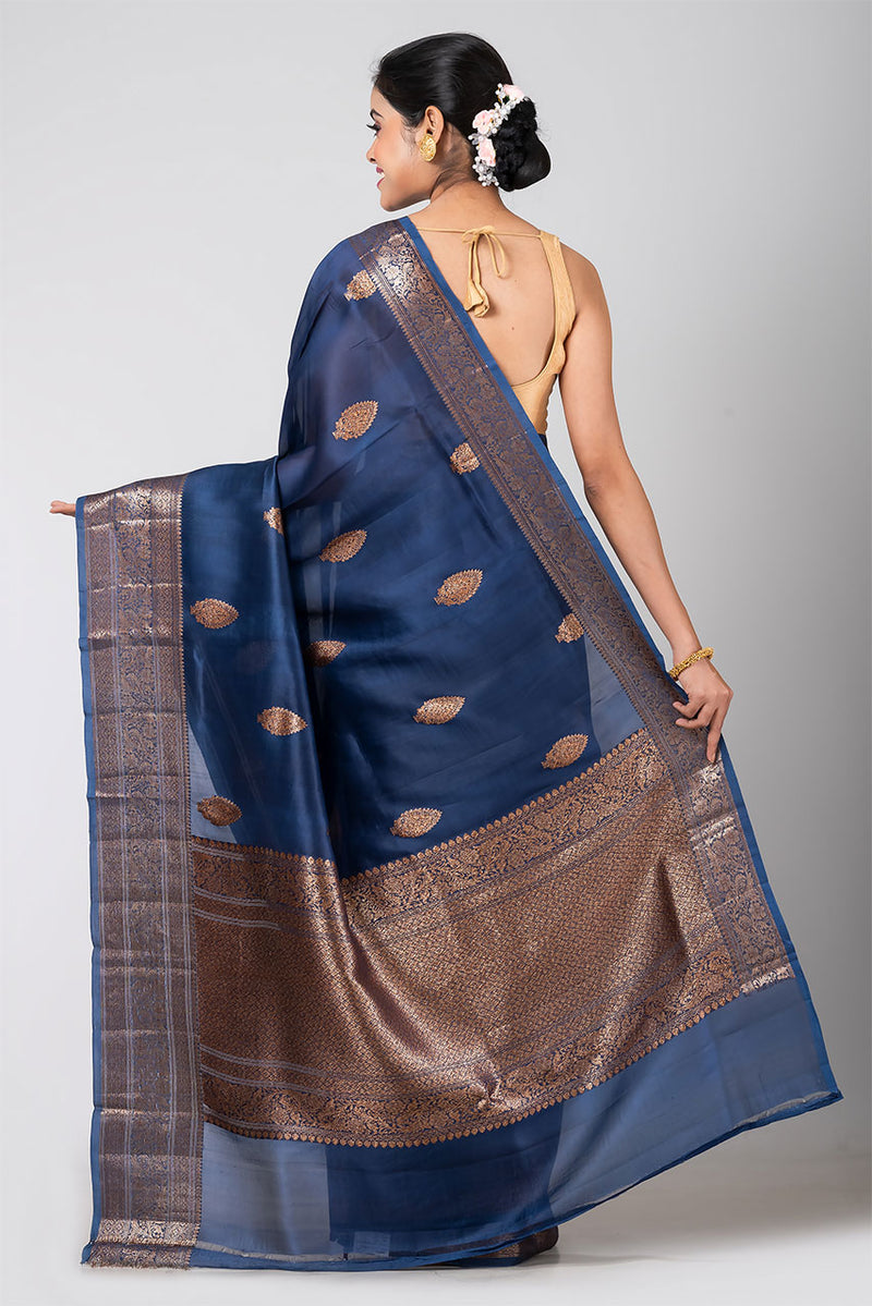 Ramaniya (Blue Organza Saree)