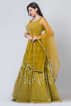 Citrine  (Georgette Lehenga with blouse and dupatta)