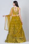 Citrine  (Georgette Lehenga with blouse and dupatta)