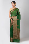 Rukmani (Bottle Green Organza Saree)