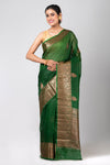 Rukmani (Bottle Green Organza Saree)