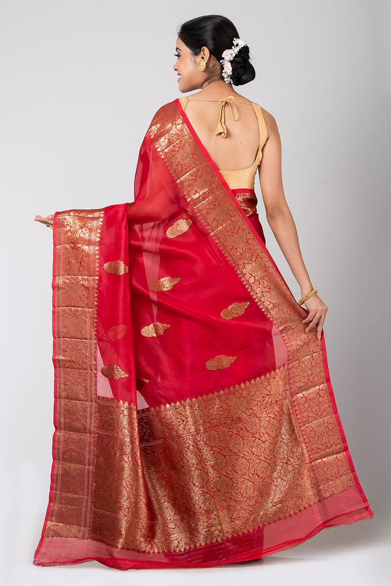 Mohini (Red Organza Saree)