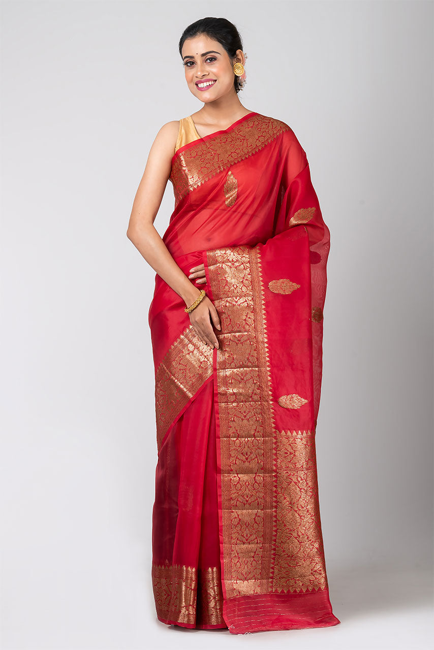 Mohini (Red Organza Saree)