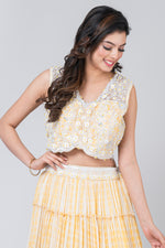 Humnava (Georgette Lehenga with blouse and net jacket)