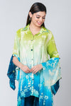 Shoreline blossom (High-low Floral Kurta)