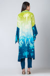 Shoreline blossom (High-low Floral Kurta)