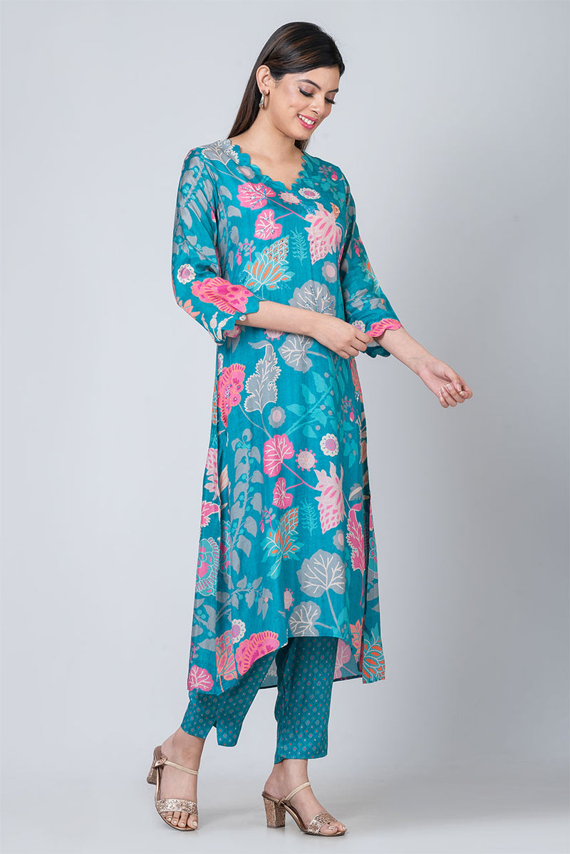 Corolla (Muslin Silk Kurta Set)