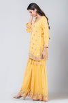 Suvarna (Georgette Sharara with Short Kurta and Crush Dupatta)