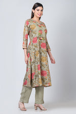 Product Name: Hamvaar (Muslin Silk Long Kurta Set)