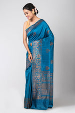 Imperial Dream (Blue Dupion Tussar Silk)