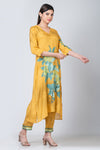 Amber  (Muslin Silk Long Kurta Set)