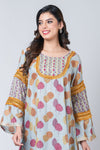 Ziba (Muslin Silk Kurta Set with Palazzo and Dupatta)