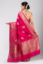 Maharani  (Rani Pink Dupion Tussar Silk)