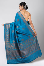 Imperial Dream (Blue Dupion Tussar Silk)