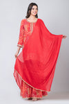 Kesariya (Organza Sharara with Short Kurta & Dupatta)