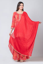 Kesariya (Organza Sharara with Short Kurta & Dupatta)