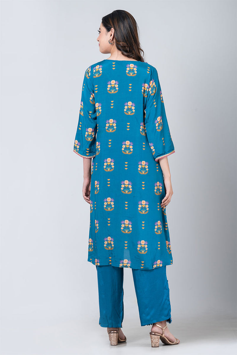 Euphoric (Crepe Silk Kurta Set with Pant and Dupatta)