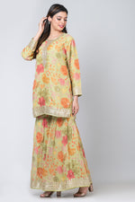 Parijat (Organza Sharara with Short Kurta)