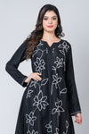 Siyah (Dola Silk Long Kurta)