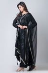 Siyah (Dola Silk Long Kurta)