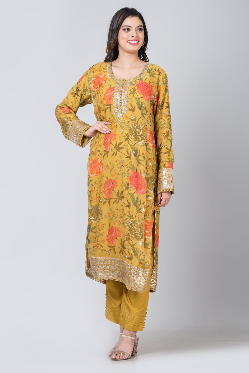 Ambri (Organza Long Kurta)