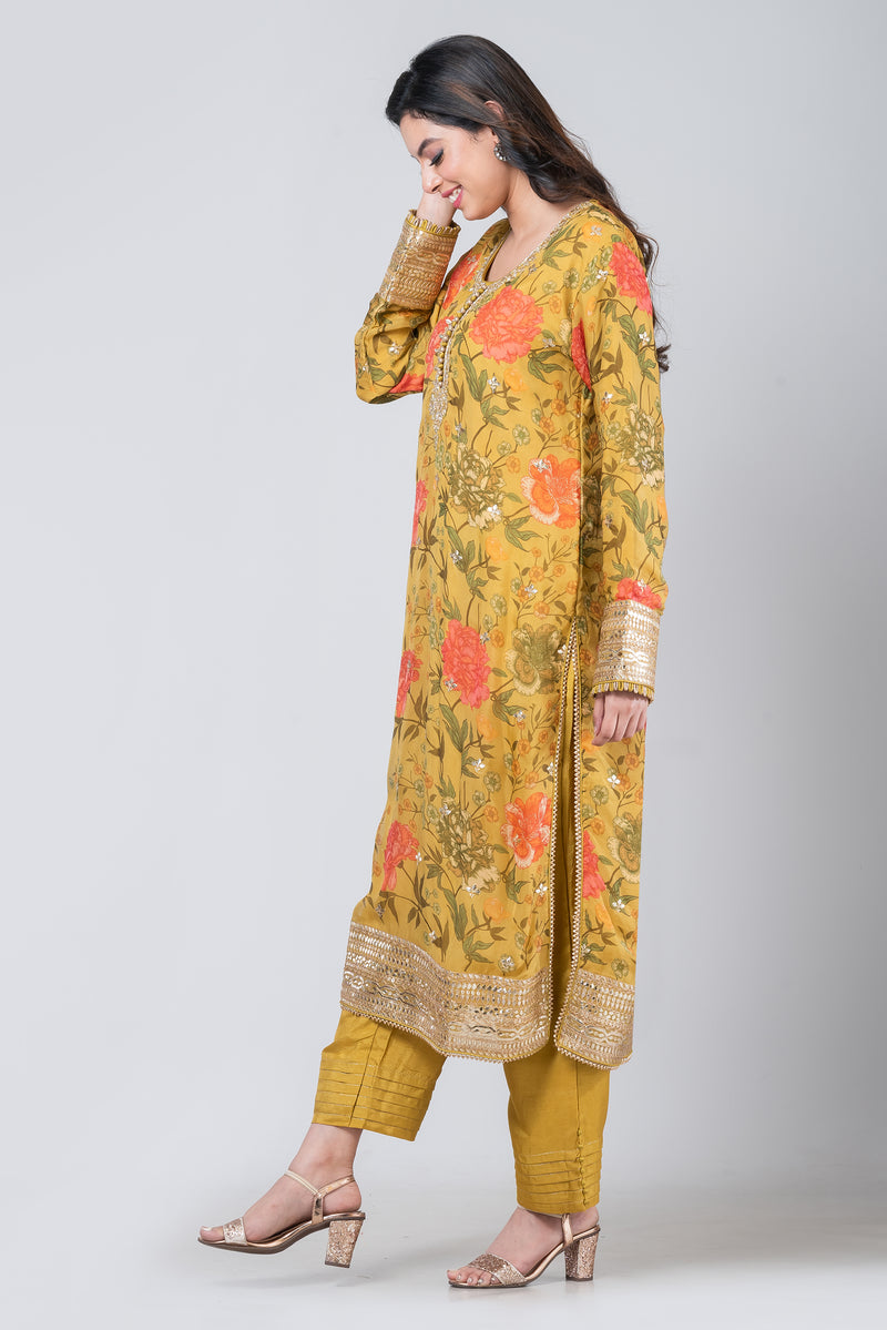 Ambri (Organza Long Kurta)