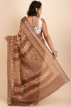 Moonga Silk Saree Rich With Batik Prints