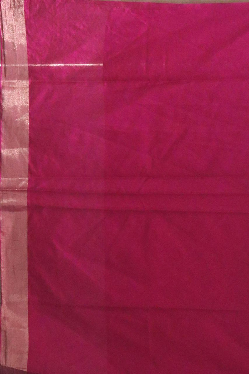 Cotton Saree In Pink Colour With Thread Work