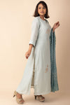 Long Kurti With Chundari Printed Dupatta