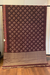 Brown Tussar Saree For Festival