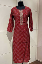 Chundari Printed Kurti in Cotton