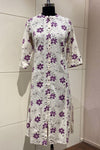 Handloom Cotton Kurti With Flower Prints