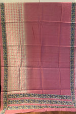 Handloom Tussar Saree in Shaded Peach