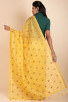 Matka Cotton Saree With Thread Flower Work