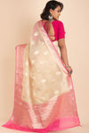 Organza Banarasi Saree For Wedding Wear