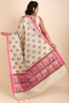 Tissue Cotton Saree For Festival Look- Kalamkari Work