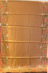 Tussar Saree In Dark Beige Colour