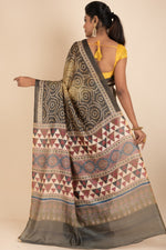 Tussar Saree With Chundari Prints All Over